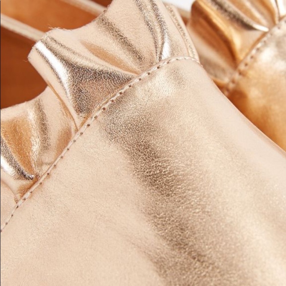 💥HP💥Keely Ruffle Espadrille-Gold Color - Picture 4 of 5